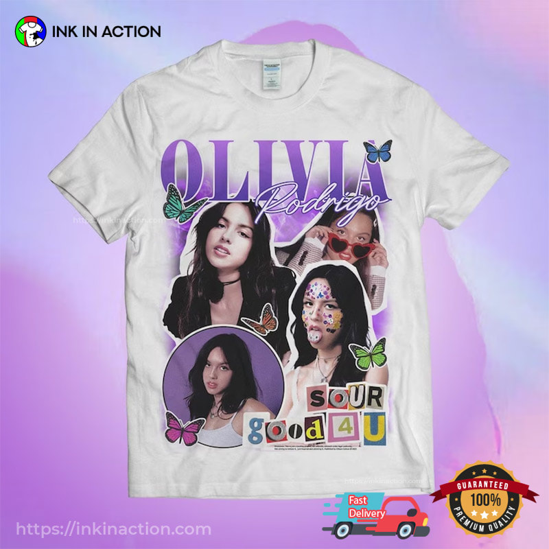 Olivia Rodrigo 2021 Good 4 U SOUR Album Merch T Shirt - Jolly