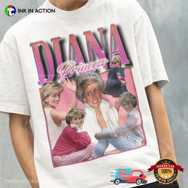 Vintage Princess Diana Portrait Shirt