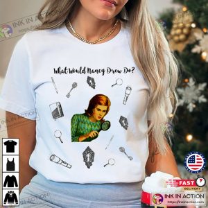 What Would Nancy Drew Do carolyn keene books Unisex T Shirt 2 Ink In Action