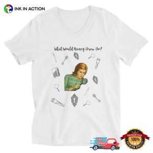 What Would Nancy Drew Do carolyn keene books Unisex T Shirt 4 Ink In Action