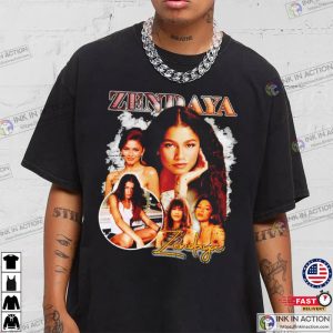 Zendaya 90s Style retro t shirts 3 Ink In Action Ink In Action