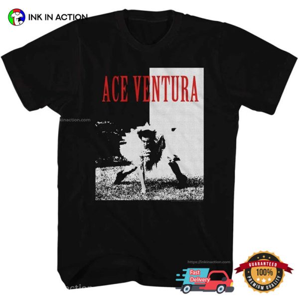 Ace Ventura Tutu Black Adult T-Shirt