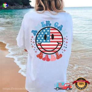 American Babe USA 2 Sides Retro Comfort Colors Shirt