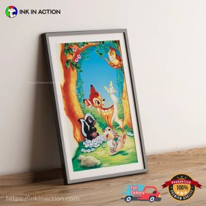 Bambi Disney Poster Cartoon Posters For Kids