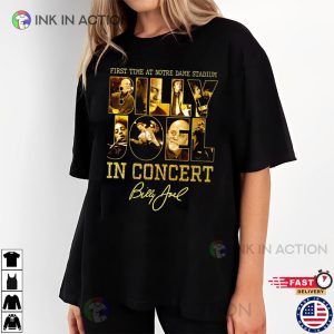 billy joel notre dame Limited Edition Graphic Shirt Ink In Action