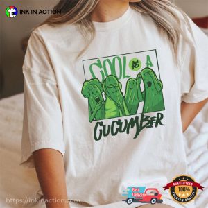 cool as a cucumber Funny Graphic Cucumbers Shirt 1