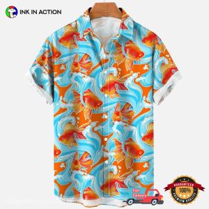 Cute Goldfish-Hawaiian T-Shirts