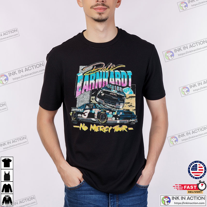 Dale Earnhardt Nascar No Mercy Tour Vintage 90s T-Shirt