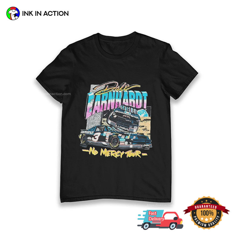 Dale Earnhardt Nascar No Mercy Tour Vintage 90s T-Shirt