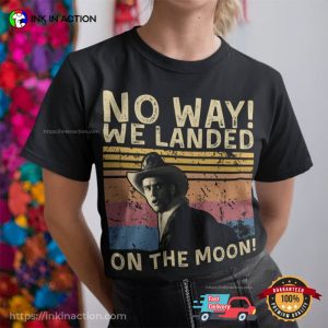 dumb and dumber movies We Landed on the Moon Vintage T Shirt 2 Ink In Action