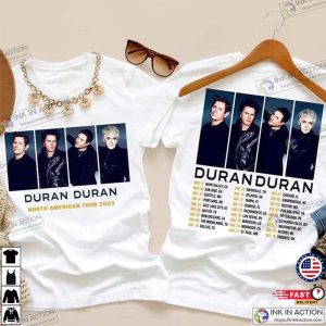 Duran Duran Future Past North American Tour 2023 Tracklist Shirt