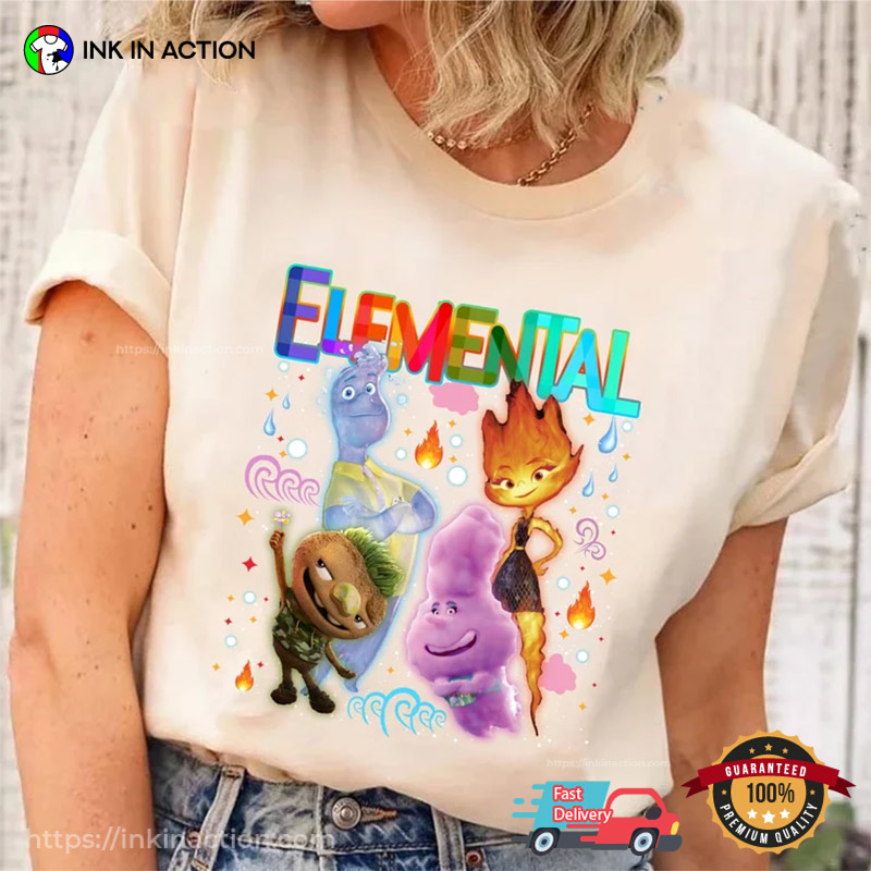 Elemental Movie By Disney And Pixar Movie T Shirt - Bring Your