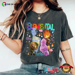 elemental disney pixar movie 2023 Comfort Color Shirt 2