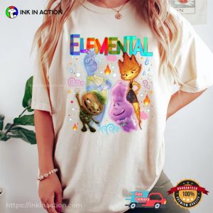 elemental disney pixar movie 2023 Comfort Color Shirt 3