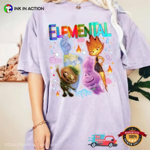 elemental disney pixar movie 2023 Comfort Color Shirt 4