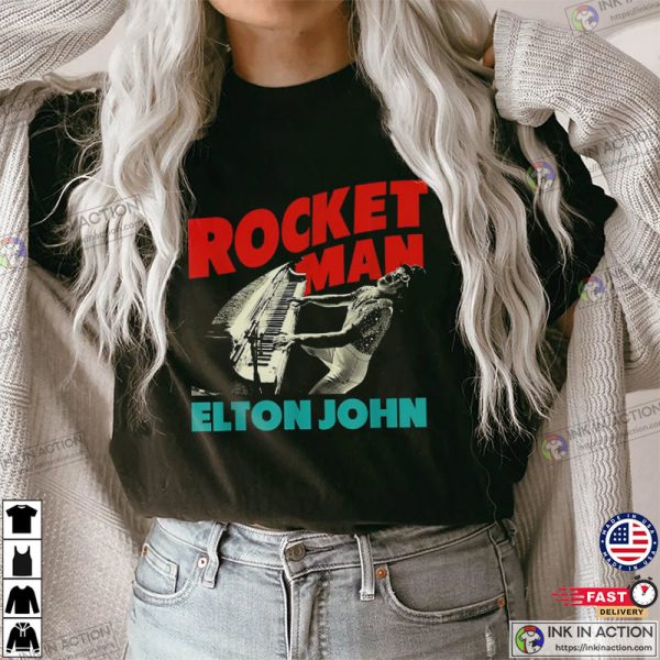 Elton John Rocketman Graphic T-Shirt