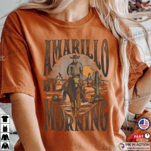 george strait amarillo by morning Comfort Colors Shirt 3 Ink In Action