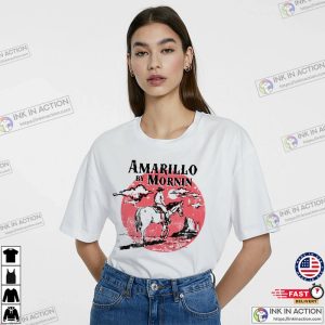 george strait music Amarillo By Mornin Vintage Unisex T Shirt 3 Ink In Action