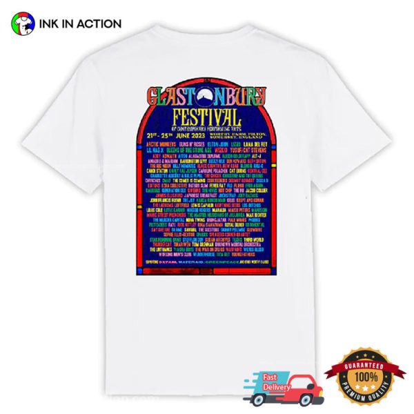 Glastonbury Festival 2023 2 Side Shirt