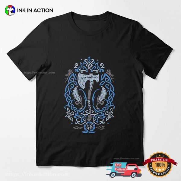 God Of War Blades Of Chaos And Leviathan Axe T-Shirt