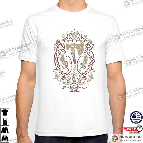 God Of War Blades Of Chaos And Leviathan Axe T-Shirt