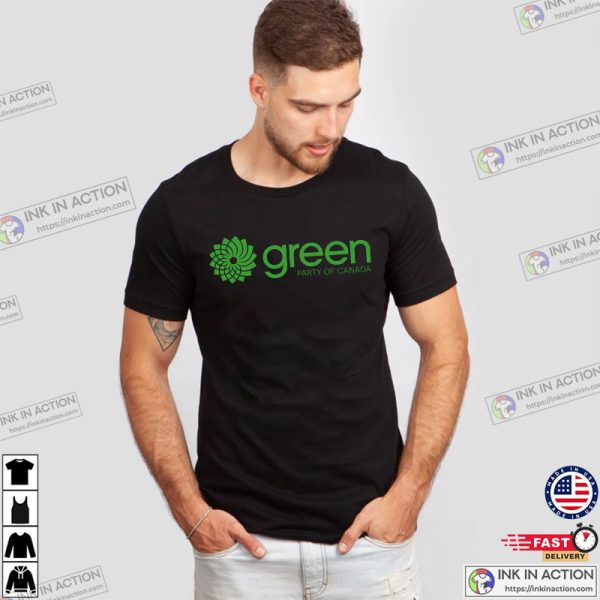 Greens Political Party Canada Logo Shirt