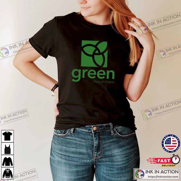 Greens Political Party Ontario Shirt