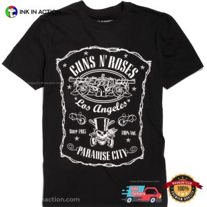 guns n roses paradise city Unisex Shirt 3 Ink In Action