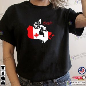 happy canada day Canadian Pride T shirt 2 Ink In Action