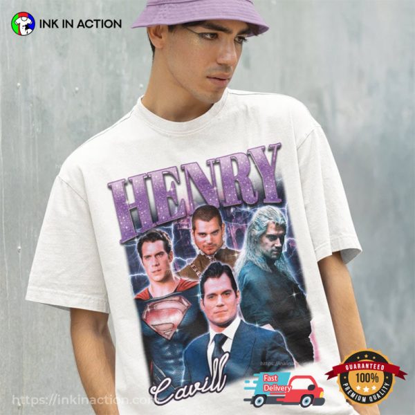 Henry Cavill Man Of Steel Witcher MI Shirt