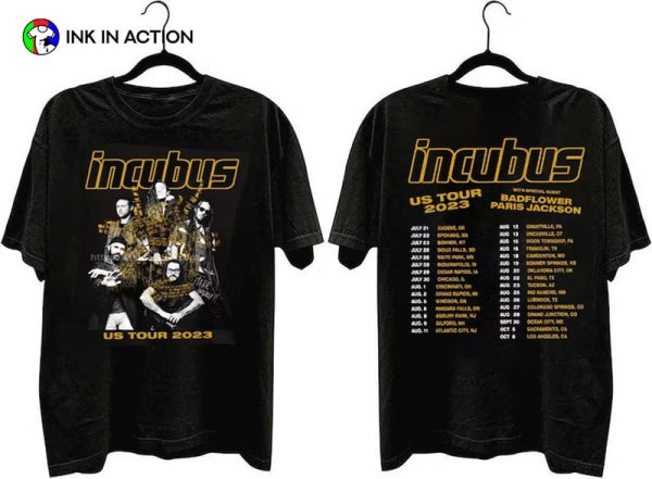 Incubus Band US Tour 2023 T-Shirt