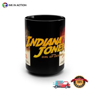 Indiana Jones And The Dial Of Destiny Movie Poster Black Mug