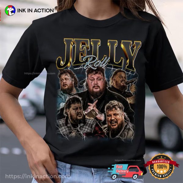 Jelly Roll Rapper Vintage 90s Music Shirt