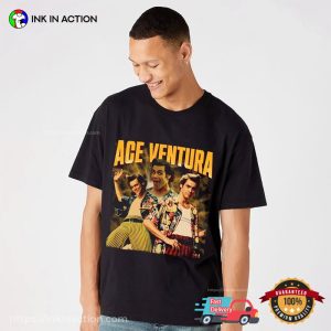 jim carrey ace ventura Pet Detective jim carrey ace ventura Vintage T Shirt 0 Ink In Action