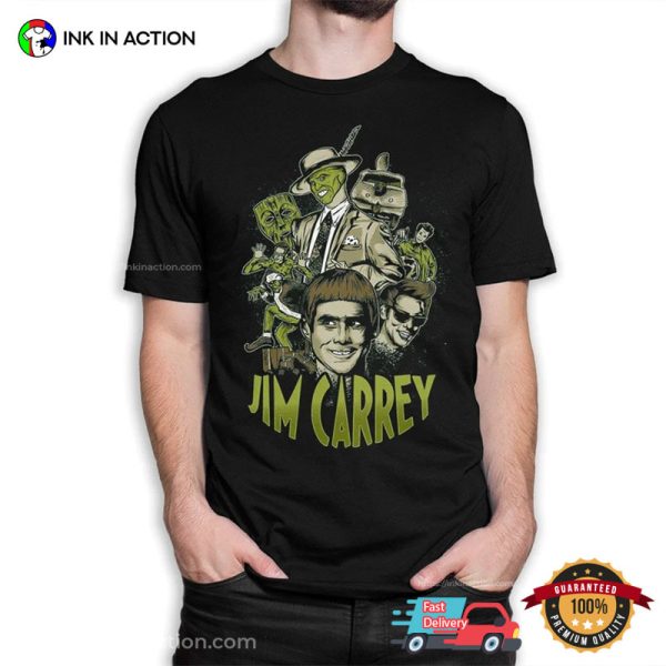 Jim Carrey Filmography Characters T-Shirt