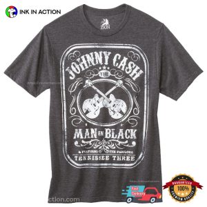johnny cash man in black Tennessee Three Vintage Shirt 1 Ink In Action