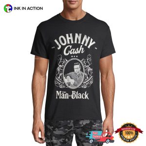 johnny cash man in black since 1932 Shirt 3 Ink In Action