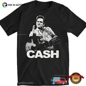 johnny cash middle finger Shirt 3 Ink In Action