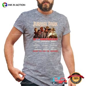 jurassic park 30th anniversary 1993 2023 Shirt 3 Ink In Action