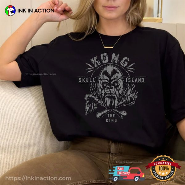 King Kong And Godzilla Skull Island Shirt