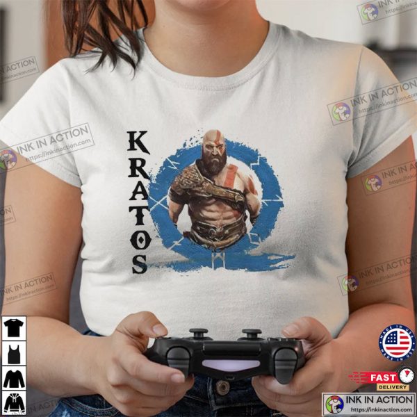 Kratos God Of War Ragnarok Graphic T-Shirt