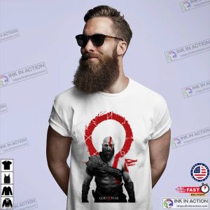 kratos god of war ragnarok Shirt 3 Ink In Action