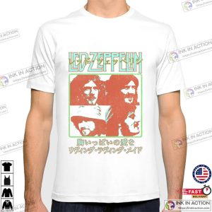 led zeppelin music Japan Tour Shirt 1 Ink In Action