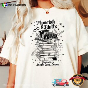 magic wizard wizard book Comfort Color Shirt 4 Ink In Action