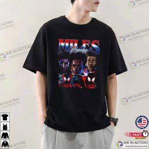 marvels spider man miles morales 2023 marvel movies T shirt 2 Ink In Action