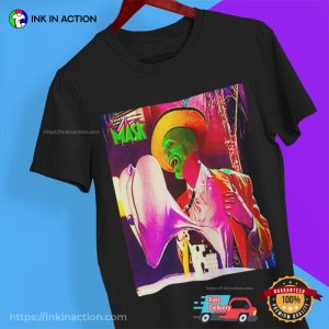 mask the movie Poster 90s Movie Graphic Tee 3 Ink In Action