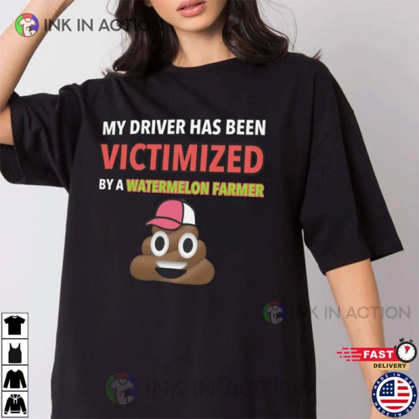 Melon Man Victim NASCAR T-Shirt