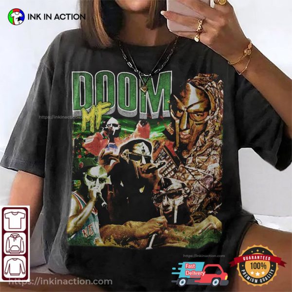 MF Doom All Caps 90s Vintage Shirt