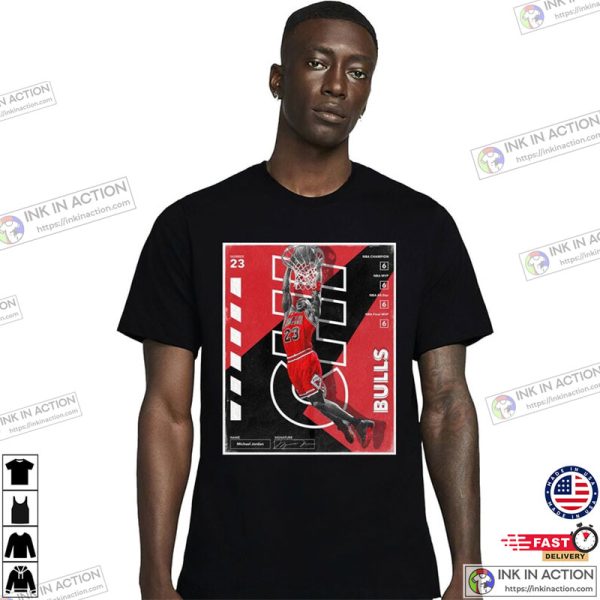 Michael Jordan Poster, Michael Jordan Number 23 T-shirt