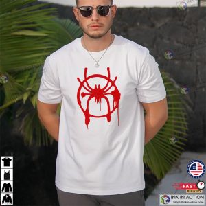 miles morales spider Spray Paint Shirt new spiderman movie 2023 3 Ink In Action